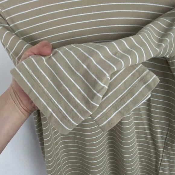 Reformation Striped Mini Dress Sami Tan Womens Size XS 3/4 Sleeves Minimalist‎ - Picture 7 of 13